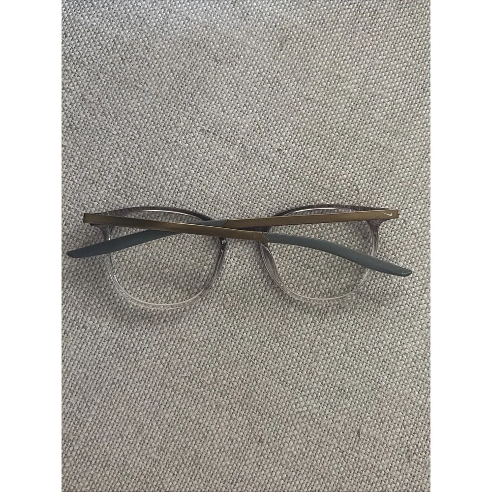 Nike Eyeglasses 7280 036‎ Gun Smoke Fade/Brown Rounded Square Frame 50[]20 145